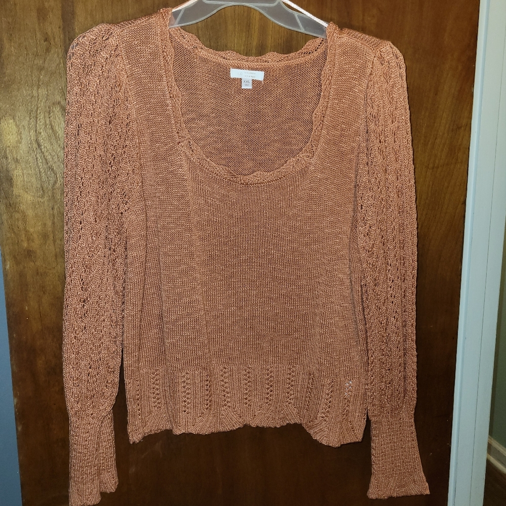 Lauren Conrad sweater, XXL, coral
